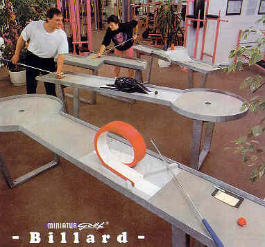 Miniaturgolf-Billard